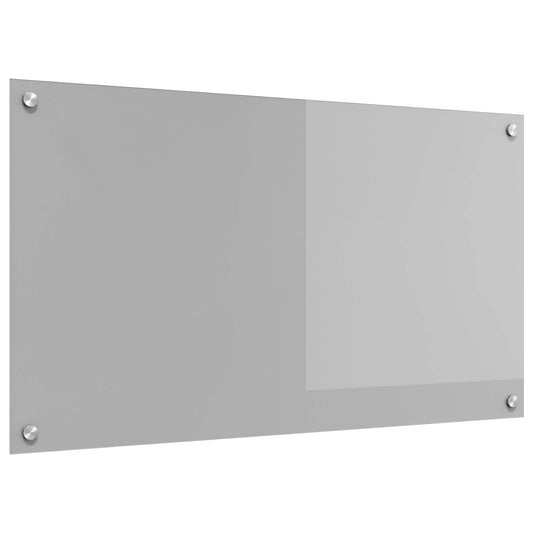 Schienale da cucina Grigio chiaro 90 x 50 cm vetro temperato | homemem39