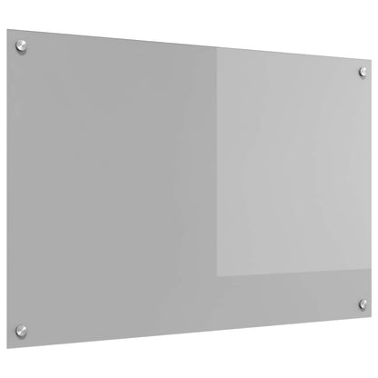 Schienale da cucina Grigio chiaro 90 x 60 cm vetro temperato | homemem39