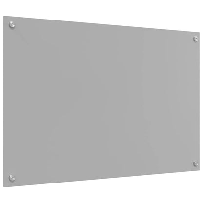 Schienale da cucina Grigio chiaro 90 x 60 cm vetro temperato | homemem39