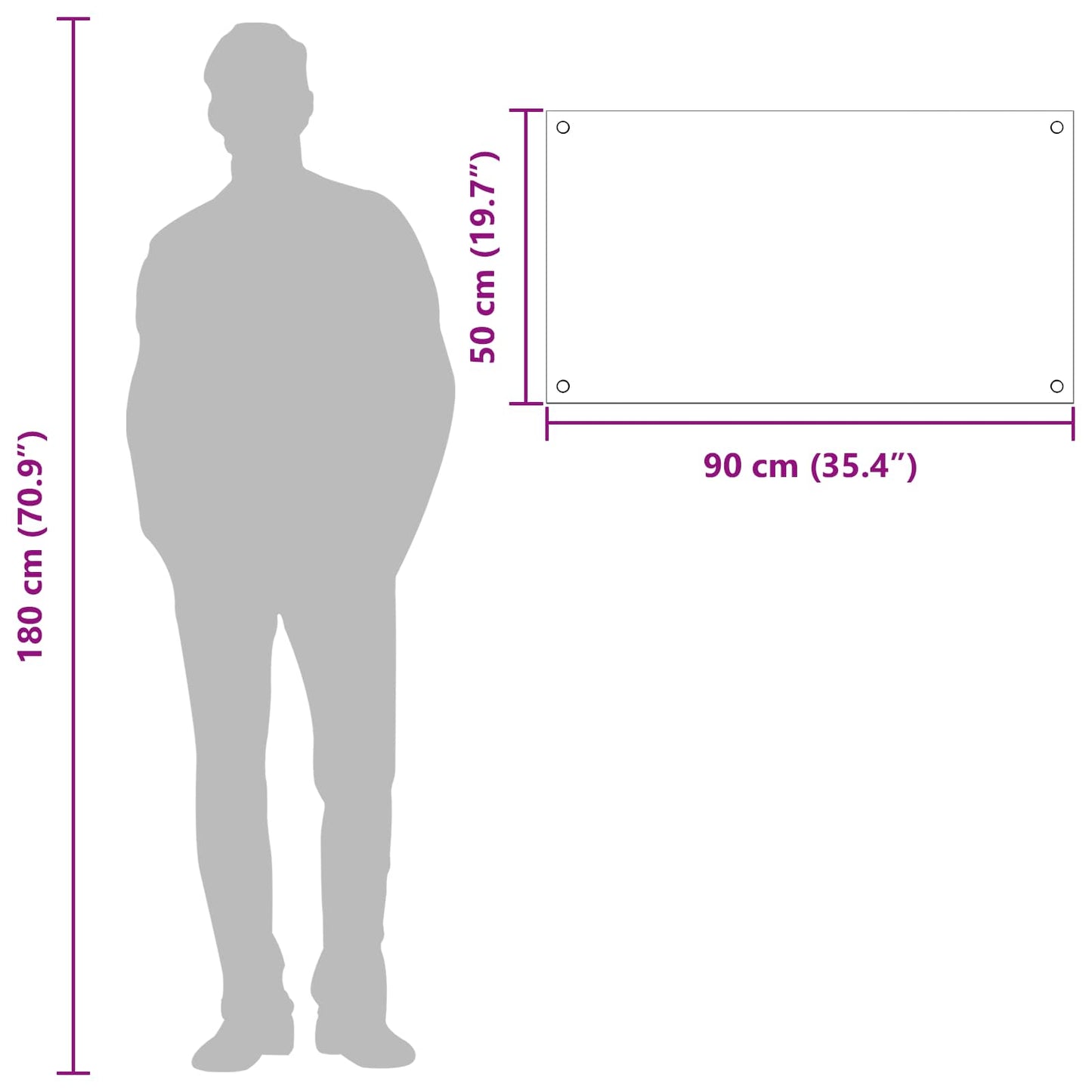 Rivestimento da Cucina Grigio scuro 90 x 50 x 0,6 cm