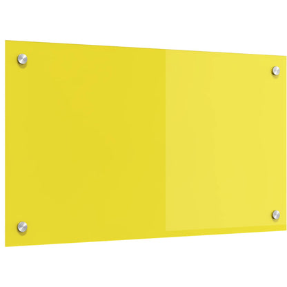 Rivestimento da Cucina Giallo 70 x 40 x 0,6 cm vetro temperato