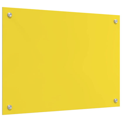 Rivestimento da Cucina Giallo 70 x 50 x 0,6 cm vetro temperato