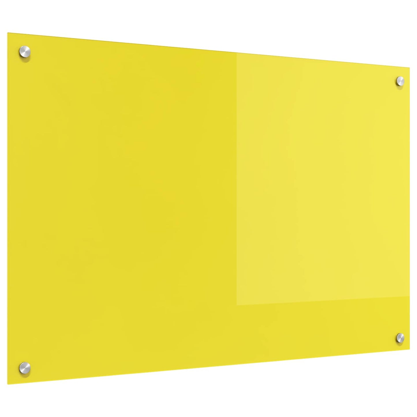 Rivestimento da Cucina Giallo 90 x 60 x 0,6 cm vetro temperato