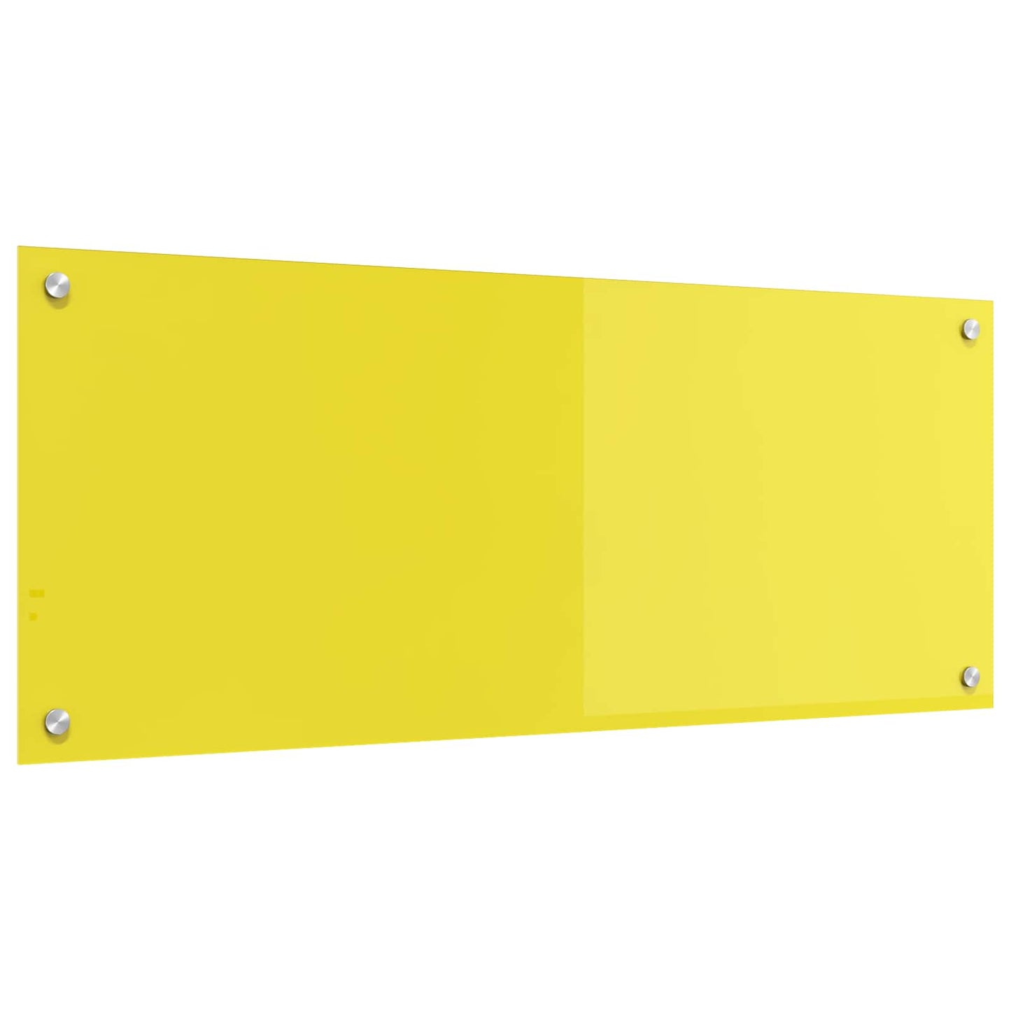 Rivestimento da Cucina Giallo 100 x 40 x 0,6 cm vetro temperato