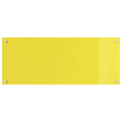 Rivestimento da Cucina Giallo 100 x 40 x 0,6 cm vetro temperato