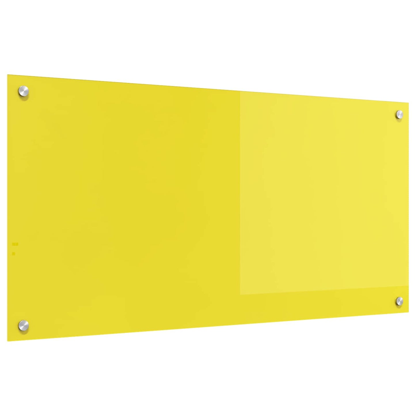 Rivestimento da Cucina Giallo 100 x 50 x 0,6 cm vetro temperato