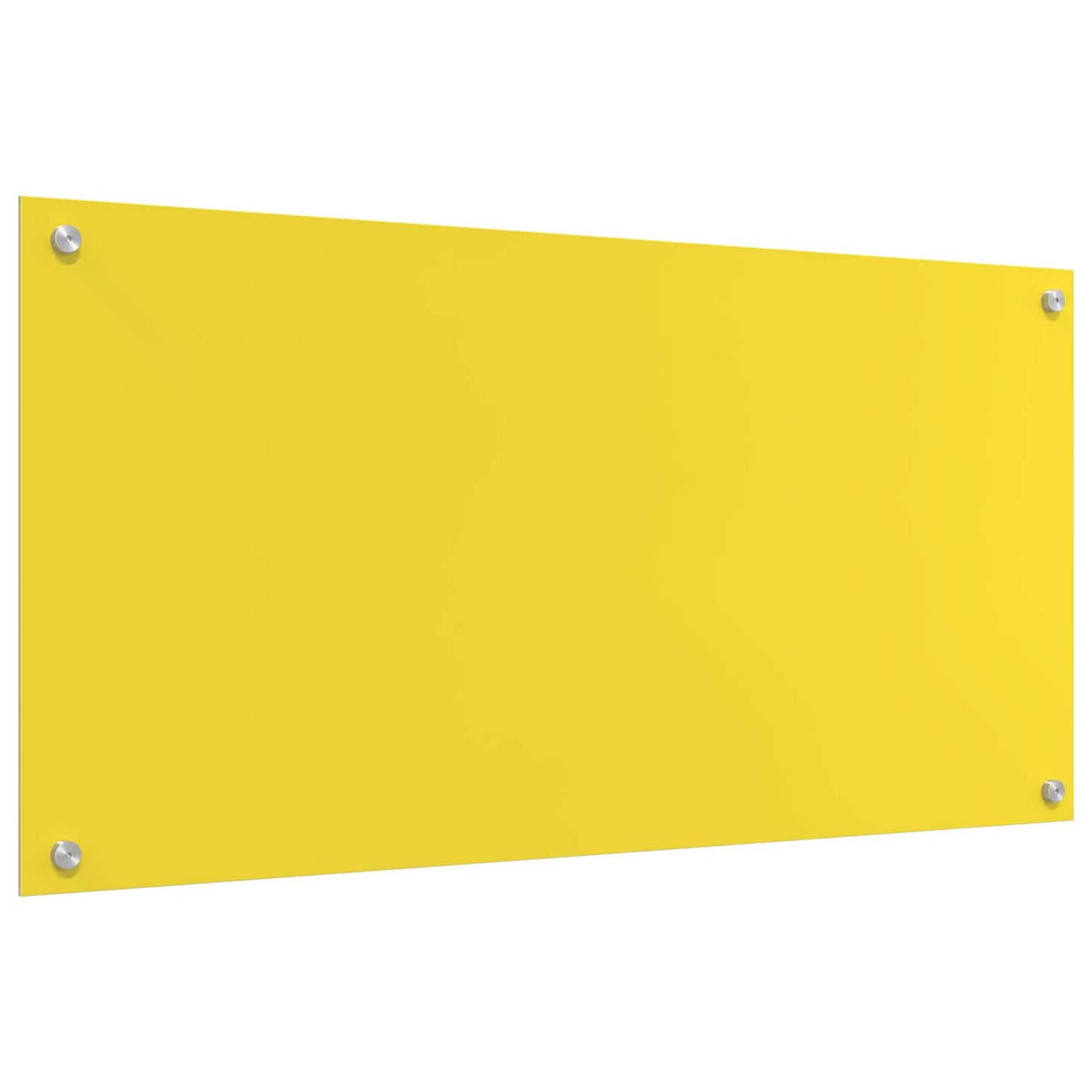 Rivestimento da Cucina Giallo 100 x 50 x 0,6 cm vetro temperato