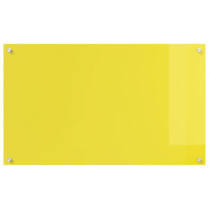 Rivestimento da Cucina Giallo 100 x 60 x 0,6 cm vetro temperato