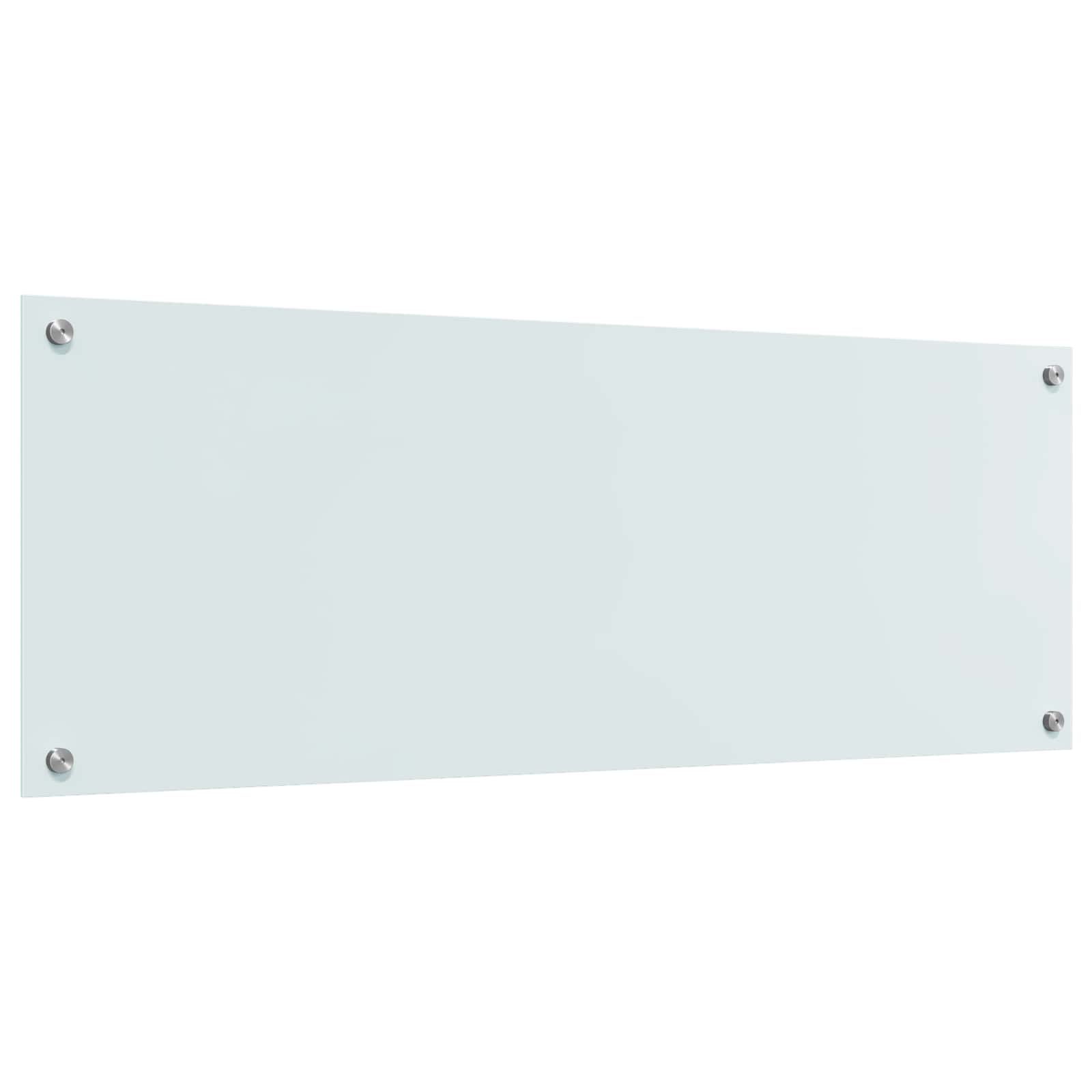 Schienale da cucina Bianco 110 x 40 cm vetro temperato | homemem39