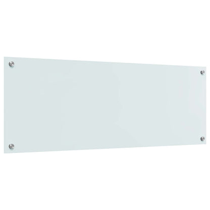 Schienale da cucina Bianco 110 x 40 cm vetro temperato | homemem39