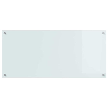 Schienale da cucina Bianco 110 x 50 cm vetro temperato | homemem39
