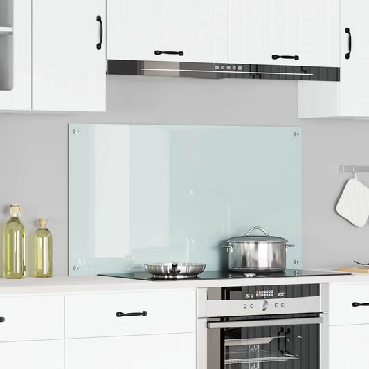Schienale da cucina Bianco 110 x 60 cm vetro temperato | homemem39