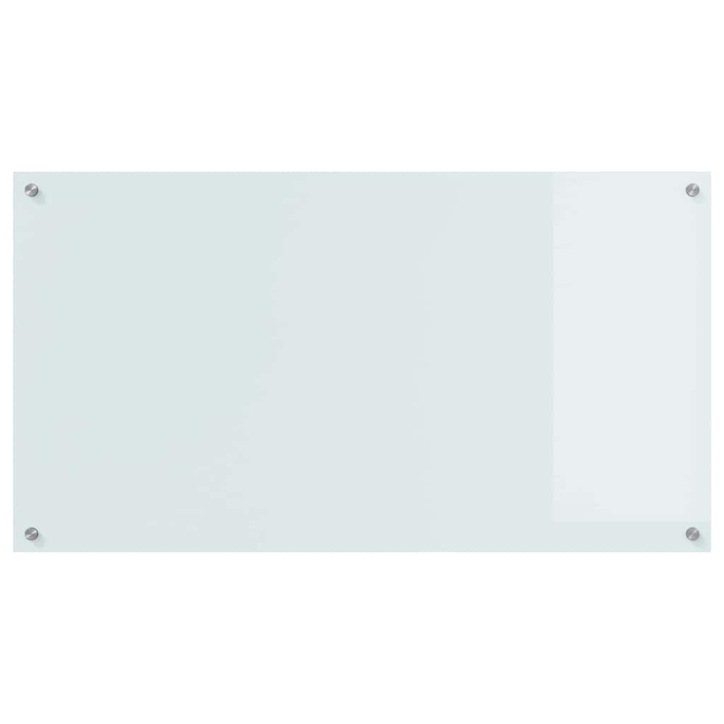 Schienale da cucina Bianco 110 x 60 cm vetro temperato | homemem39