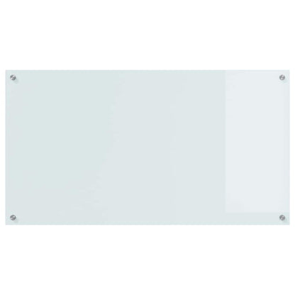 Schienale da cucina Bianco 110 x 60 cm vetro temperato | homemem39
