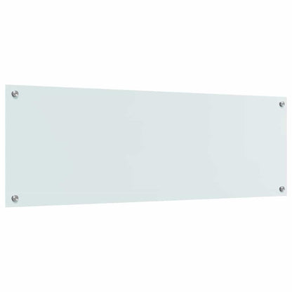 Schienale da cucina Bianco 120 x 40 cm vetro temperato | homemem39