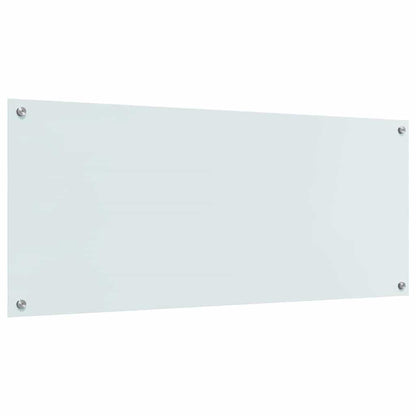 Schienale da cucina Bianco 120 x 50 cm vetro temperato | homemem39