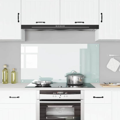 Schienale da cucina Bianco 120 x 60 cm vetro temperato | homemem39