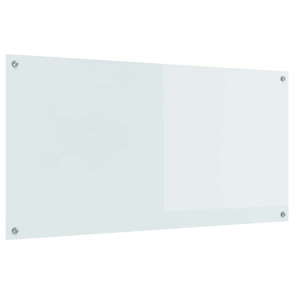 Schienale da cucina Bianco 120 x 60 cm vetro temperato | homemem39