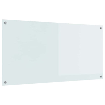 Schienale da cucina Bianco 120 x 60 cm vetro temperato | homemem39
