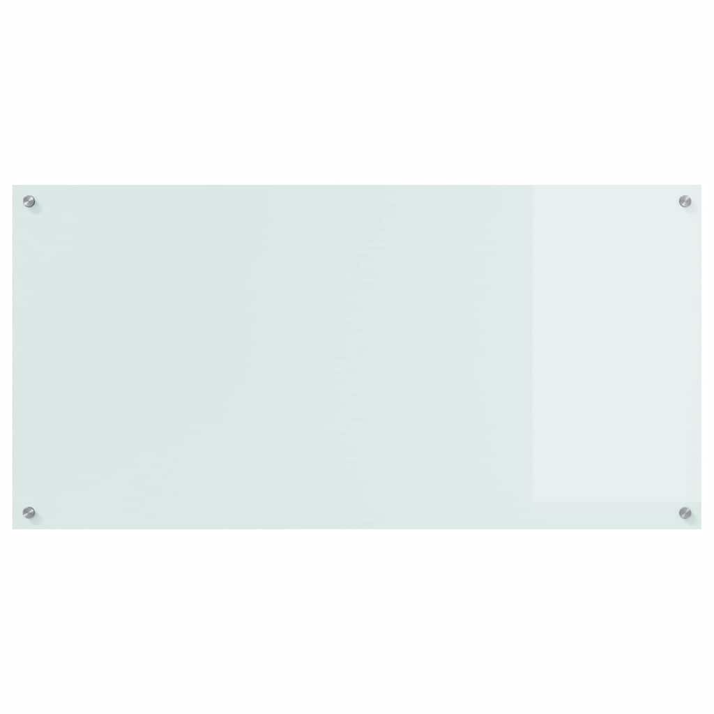 Schienale da cucina Bianco 120 x 60 cm vetro temperato | homemem39