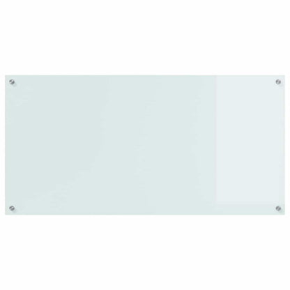 Schienale da cucina Bianco 120 x 60 cm vetro temperato | homemem39