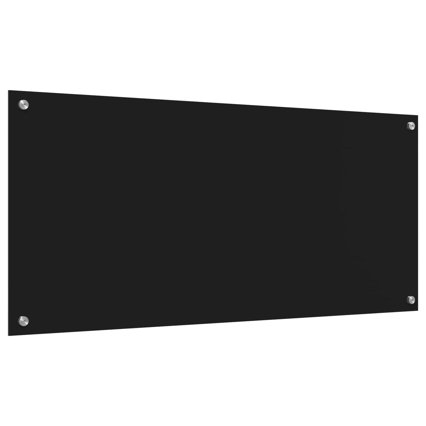 Rivestimento da Cucina Nero 110 x 50 x 0,6 cm vetro temperato