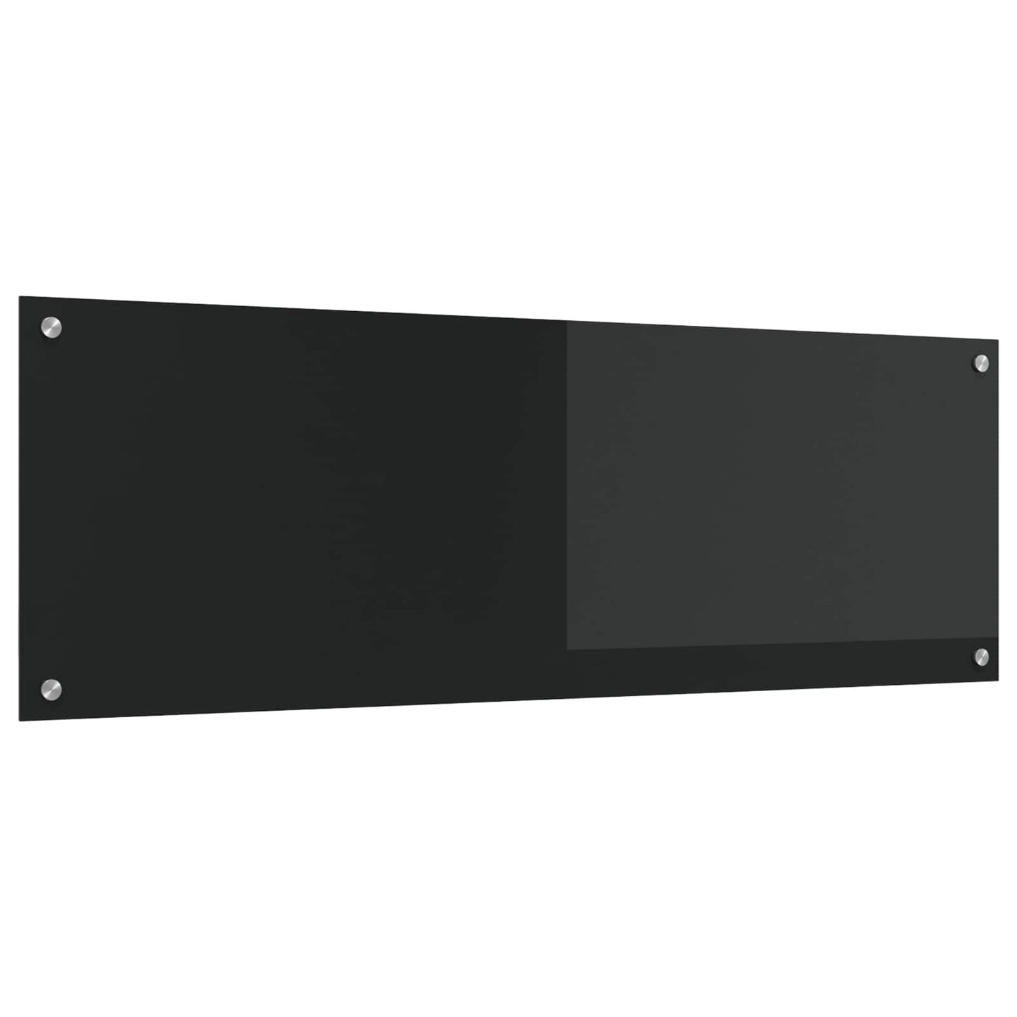 Schienale da cucina Nero 120 x 40 cm vetro temperato | homemem39