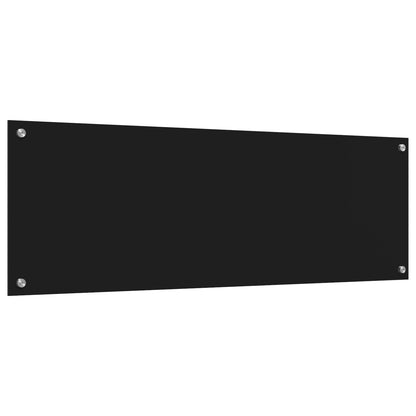 Schienale da cucina Nero 120 x 40 cm vetro temperato | homemem39