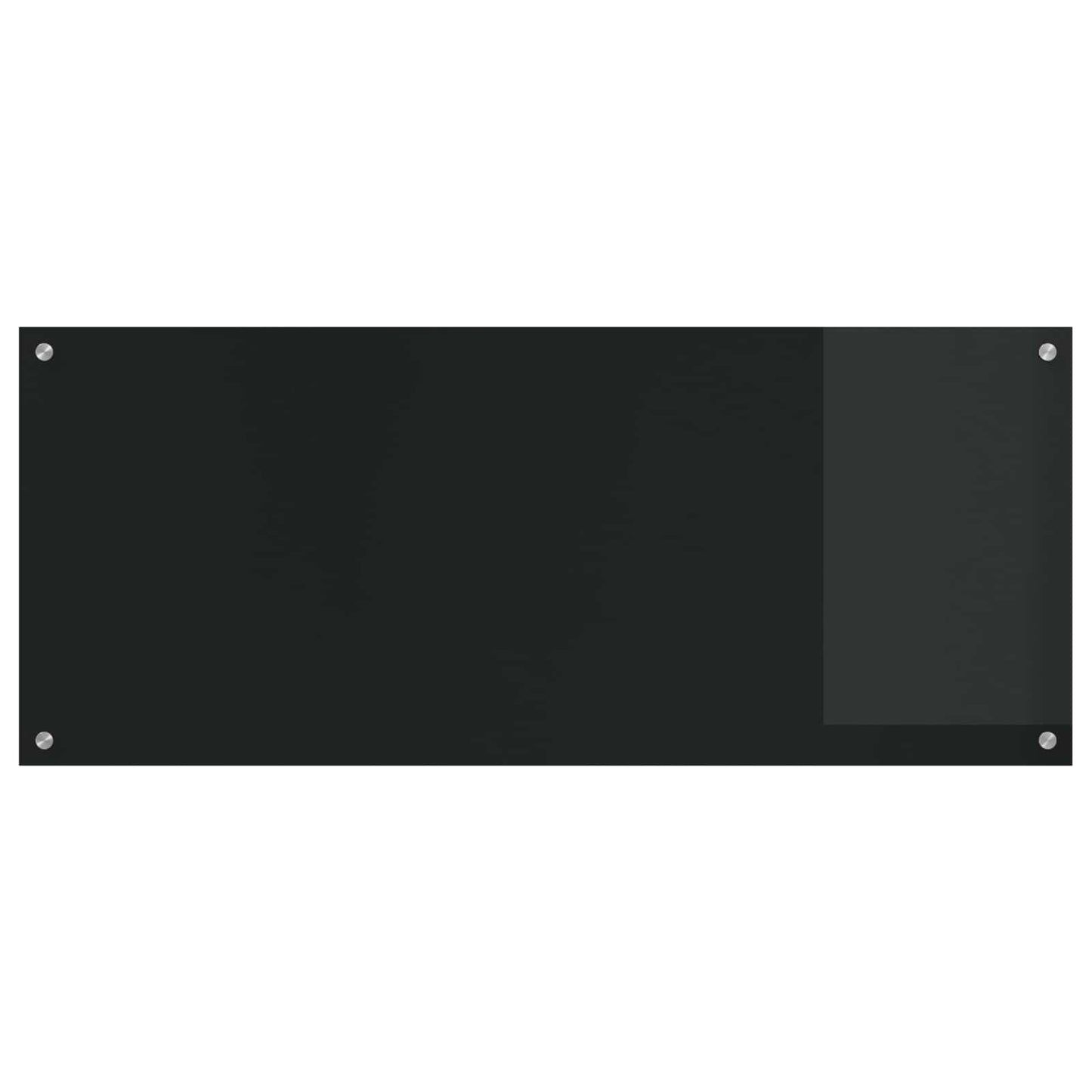 Schienale da cucina Nero 120 x 50 cm vetro temperato | homemem39