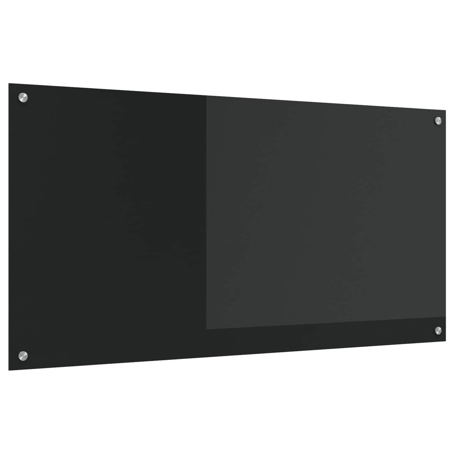 Schienale da cucina Nero 120 x 60 cm vetro temperato | homemem39