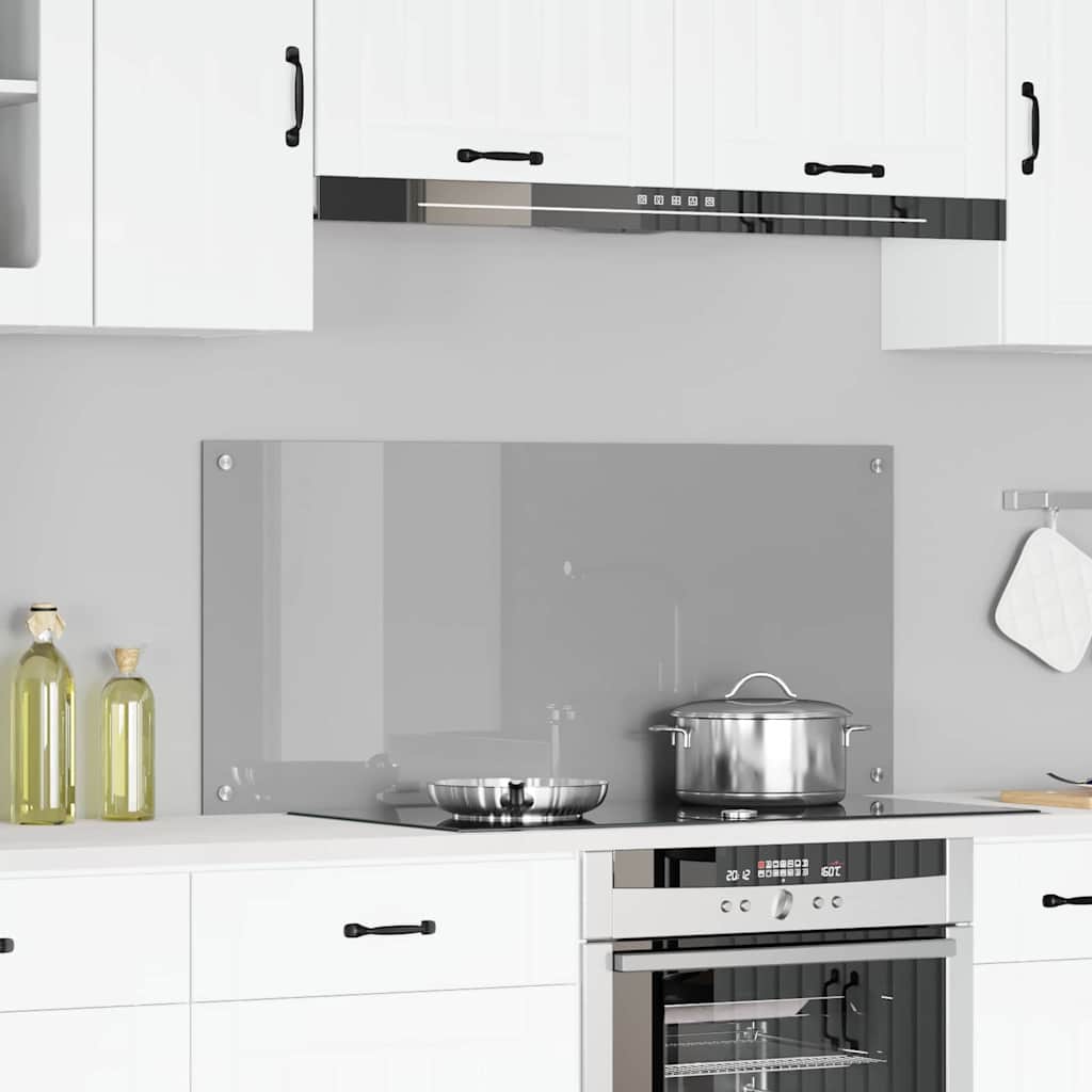 Rivestimento da Cucina Grigio chiaro 110 x 50 x 0.6 cm - homemem39