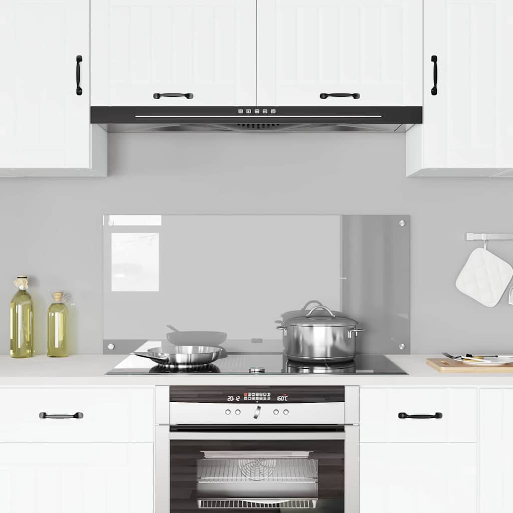 Rivestimento da Cucina Grigio chiaro 110 x 50 x 0.6 cm - homemem39