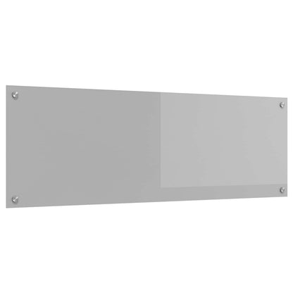 Schienale da cucina Grigio chiaro 120 x 40 cm vetro temperato | homemem39