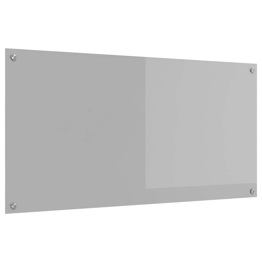 Schienale da cucina Grigio chiaro 120 x 60 cm vetro temperato | homemem39