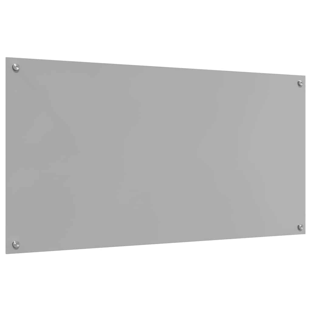 Schienale da cucina Grigio chiaro 120 x 60 cm vetro temperato | homemem39