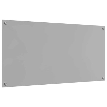 Schienale da cucina Grigio chiaro 120 x 60 cm vetro temperato | homemem39
