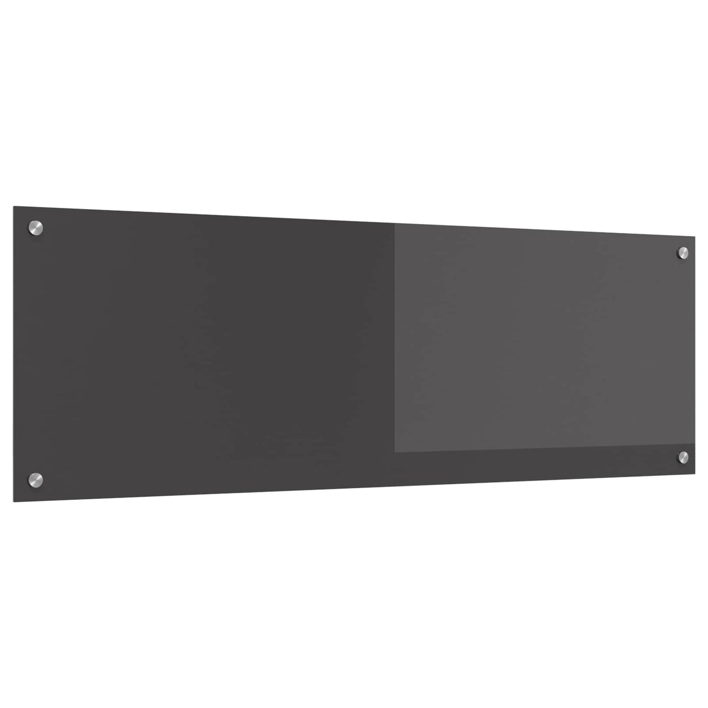 Schienale da cucina Grigio scuro 120 x 40 cm vetro temperato | homemem39