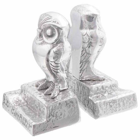 Fermalibri 2 pcs Argento 12 x 9 x 19 cm Alluminio - homemem39