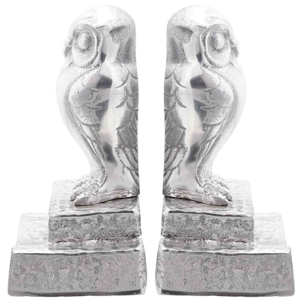 Fermalibri 2 pcs Argento 12 x 9 x 19 cm Alluminio - homemem39