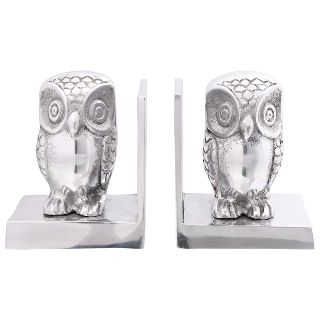 Fermalibri 2 pcs Argento 7 x 9 x 11 cm Alluminio - homemem39