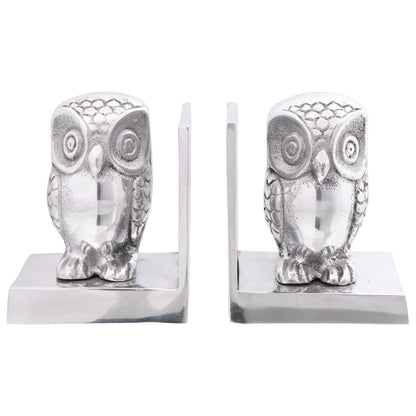 Fermalibri 2 pcs Argento 7 x 9 x 11 cm Alluminio - homemem39