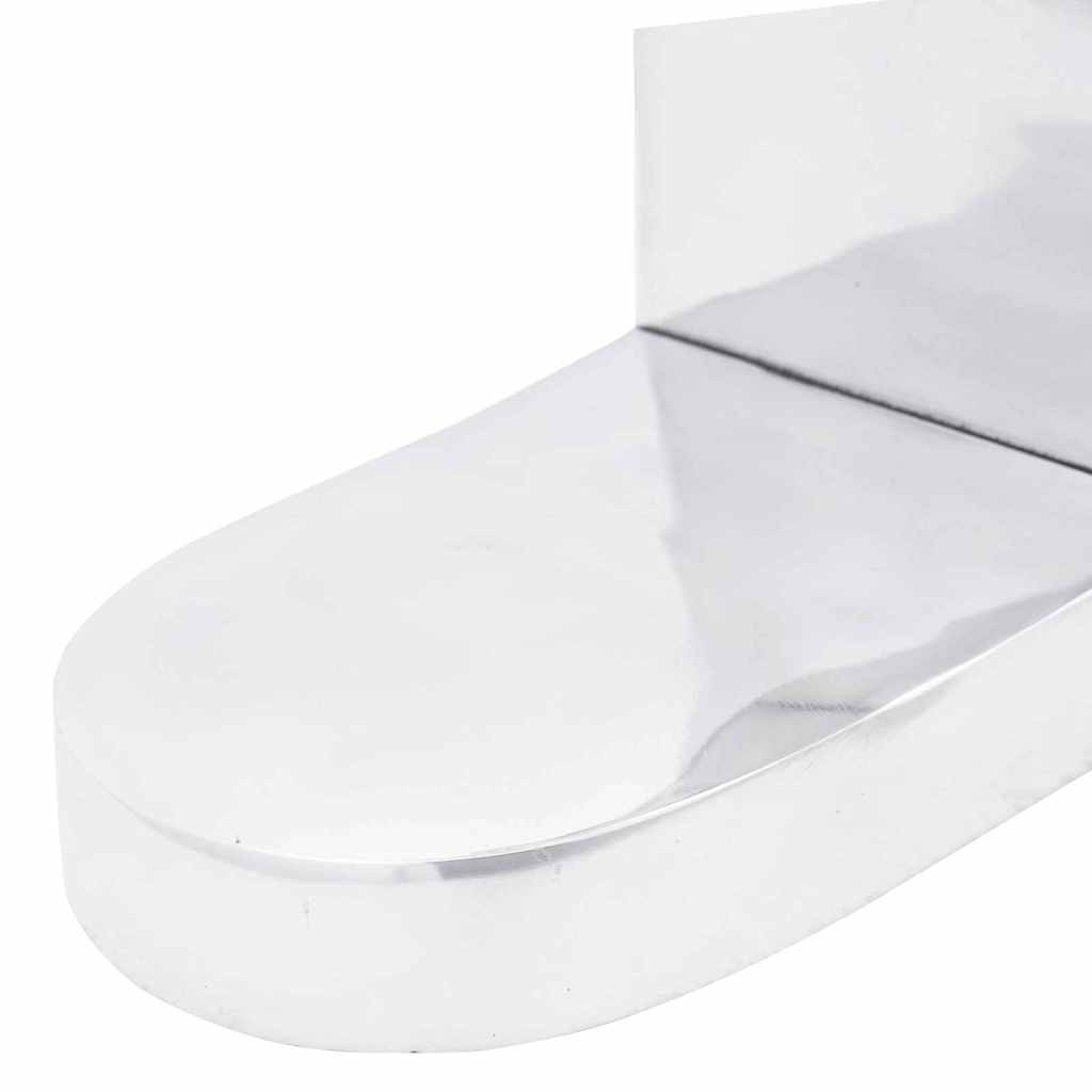 Fermalibri 2 pcs Argento 17 x 15 x 27 cm Alluminio - homemem39