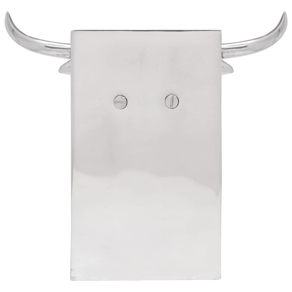 Fermalibri 2 pcs Argento 21.5 x 15.5 x 20 cm Alluminio - homemem39