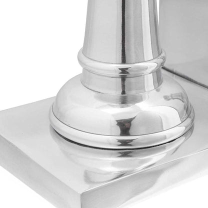 Fermalibri 2 pcs Argento 11 x 12 x 19.5 cm Alluminio - homemem39