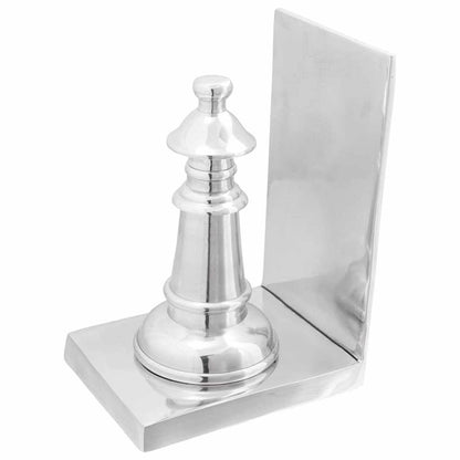 Fermalibri 2 pcs Argento 11 x 12 x 19.5 cm Alluminio - homemem39