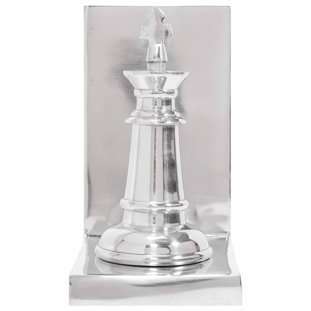 Fermalibri 2 pcs Argento 11 x 12 x 19.5 cm Alluminio - homemem39