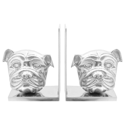 Fermalibri 2 pcs Argento 8 x 12 x 16.5 cm Alluminio - homemem39