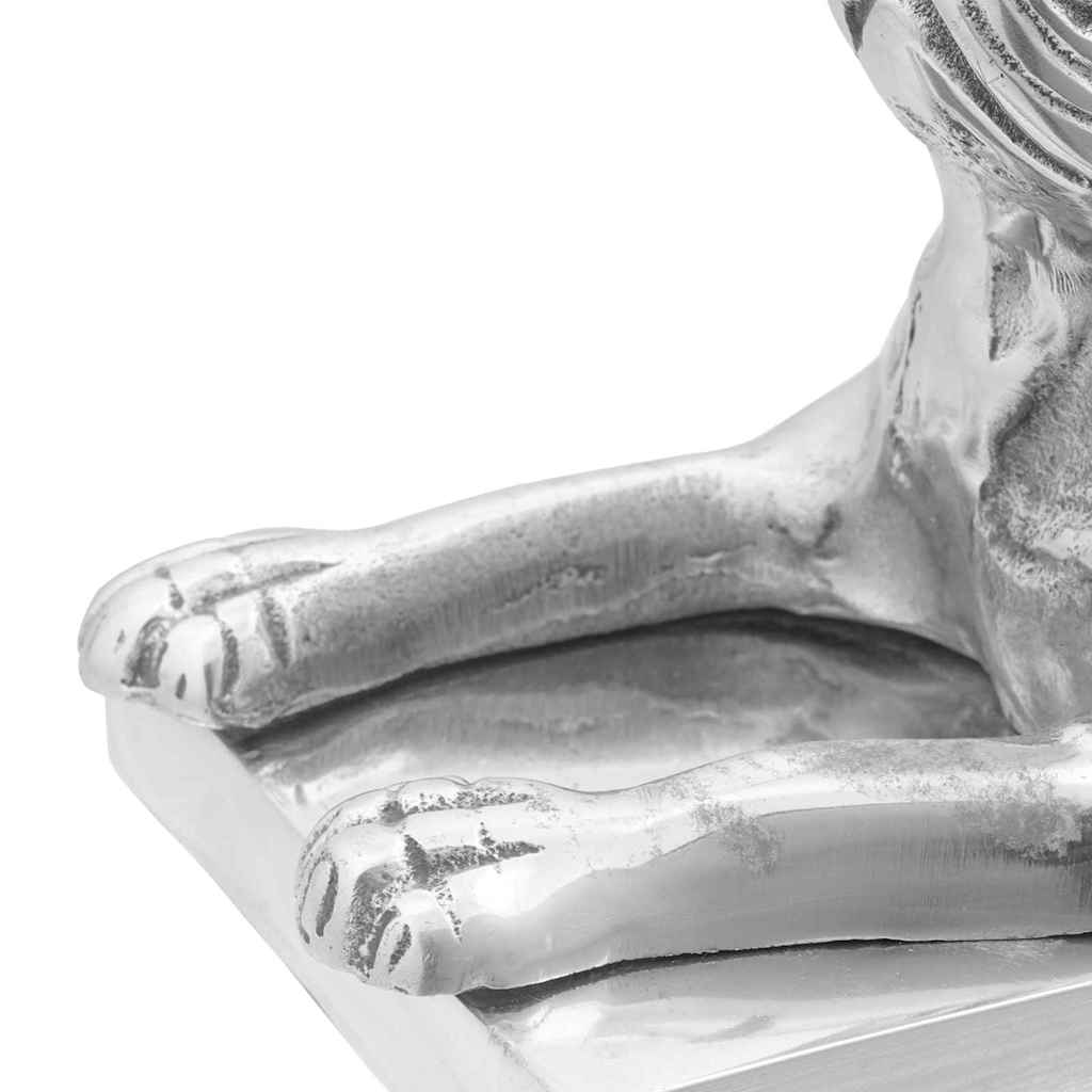 Fermalibri 2 pcs Argento 12 x 15 x 18 cm Alluminio - homemem39