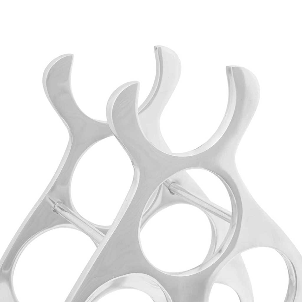 Portabottiglie Argento 38 x 33 x 13 cm Alluminio - homemem39