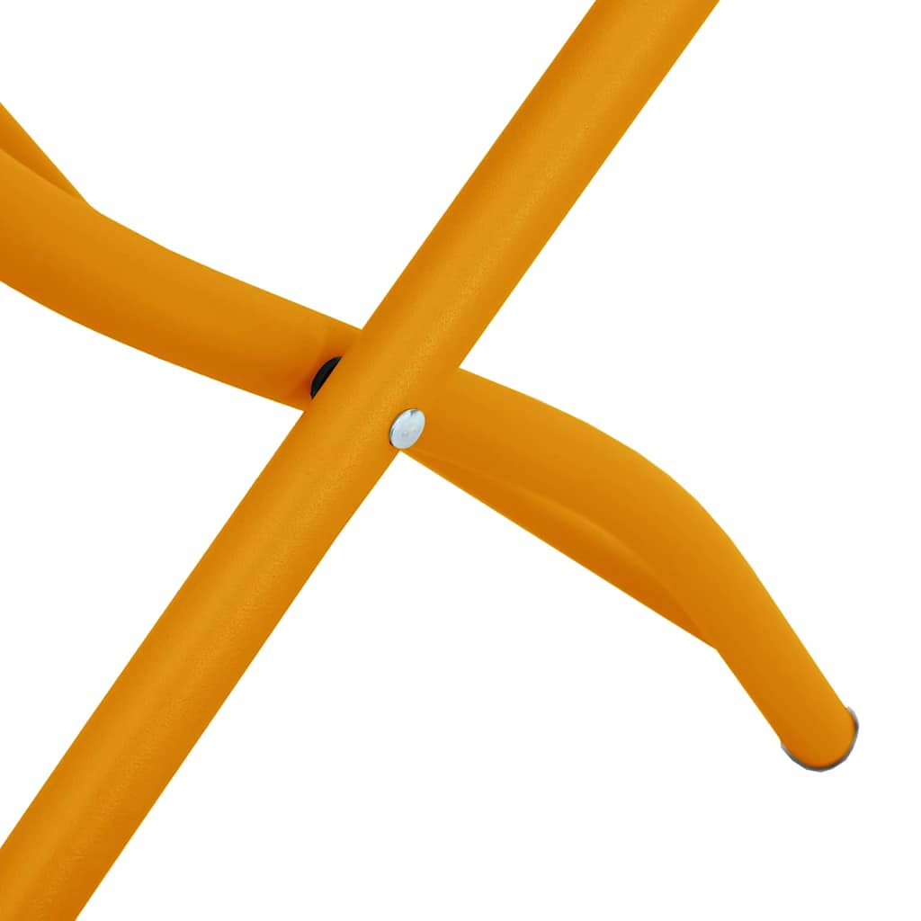 Sedia Pieghevole da Giardino 2 pcs Senape 42 x 52 x 82cm